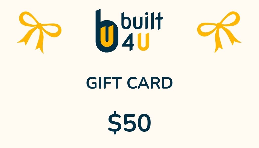 Gift card indicating a $50 value